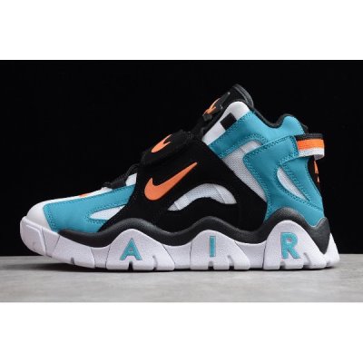 Nike Air Barrage Mid Qs Siyah / Mavi / Turuncu Koşu Ayakkabısı Türkiye - D1KNDKGZ